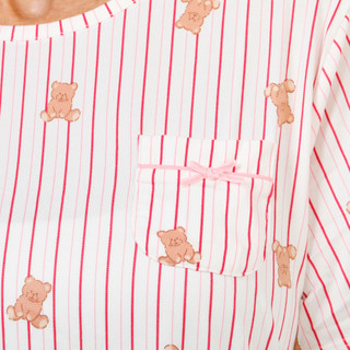 Thumbnail 2: FLORA Women's Short Sleeve Printed Night Shirt 