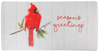 Thumbnail 2: CUISINART 20x39 Christmas Cardinal Anti-Fatigue Kitchen Mat 