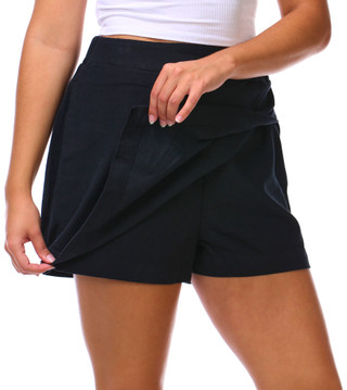 Thumbnail 3: CISONO Junior's Solid Linen Skort 