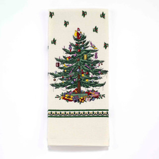 Thumbnail 4: Spode 3 Pk Christmas Tree Kitchen Towels 