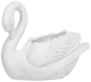 Thumbnail 1: TURTLE KING CORP Swan Garden Pot Planter  
