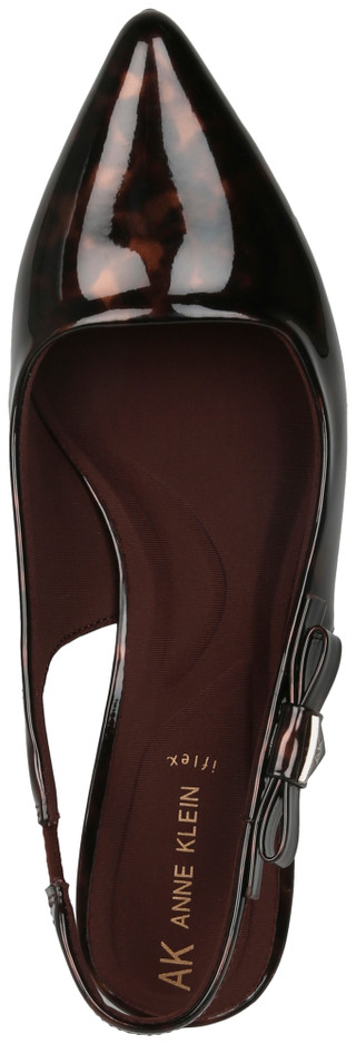 Thumbnail 3: ANNE KLEIN Women's Sling Back Kitten Tortoise Print Heels  