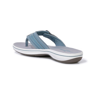 Thumbnail 3: Clarks Women's Cloudstepper Breeze Sea Thong Sandals 