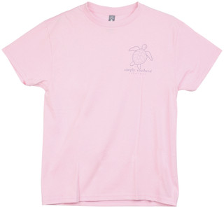 Thumbnail 1: SIMPLY SOUTHERN Big Girls' Sea Turtle Graphic Short Sleeve T-Shirt - Pink 