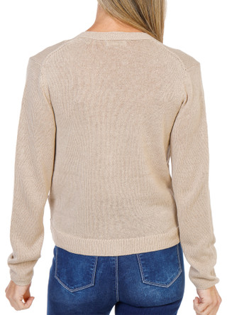 Thumbnail 1: MAX STUDIO Women's Long Sleeve V-Neck Button Up Cardigan  