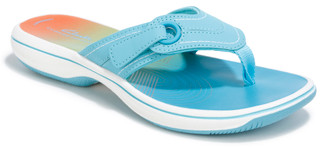 Thumbnail 2: Clarks Women's Breeze Reyna Casual Thong Sandals  