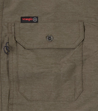 Thumbnail 1: Wrangler Men's Long Sleeve Performance Button Up Shirt 