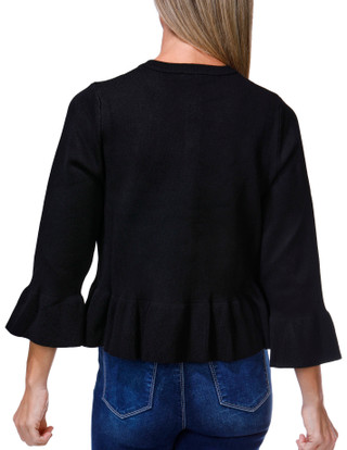 Thumbnail 1: Adrianna Papell Women's Embroidered Floral Button Down Cardigan 