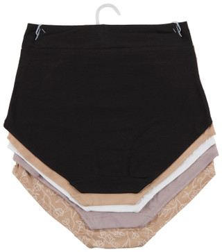 Thumbnail 2: Warners Women's 5 Pk Cotton Blend Briefs 