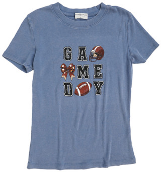 Thumbnail 1: Vintage threadz Juniors Short Sleeve Game Day Tee 