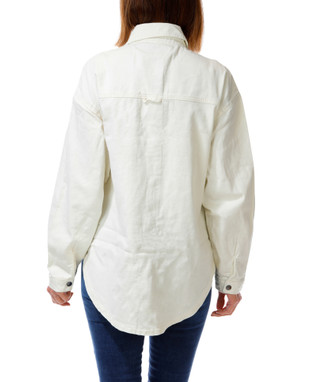 Thumbnail 1: Indigo Denim Women's Snap Button Down Denim Jacket 