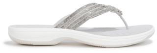Thumbnail 2: Clarks Women's Cloudsteppers Breeze Rhinestone Flip Flops 