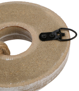 Thumbnail 1: Sand + Sea 20x32 Wooden Anchor with Rope Home Accent 