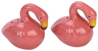 Thumbnail 3: Home Essentials 2 Pk Flamingo Salt & Pepper Set 