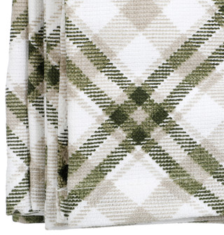 Thumbnail 1: True Religion 3 Pk Andres Plaid Kitchen Towels  