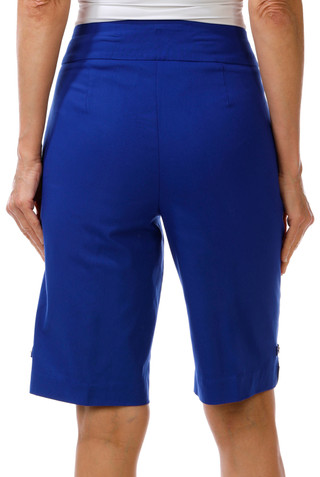 Thumbnail 2: Coral Bay Women's 12in Inseam Pull On Stretch Bermuda Shorts  