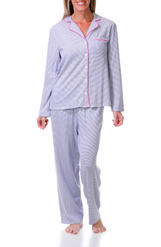 Thumbnail 3: Cuddl Duds 2 Pc Women's Long Sleeve Pajama Pants Set  