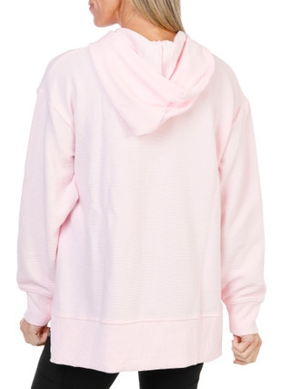 Thumbnail 3: Danskin Women's Long Sleeve Ottoman Ribbed Hoodie  