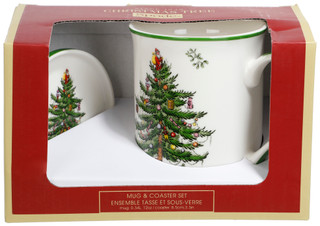 Thumbnail 1: Spode Christmas Mug & Coaster Set 