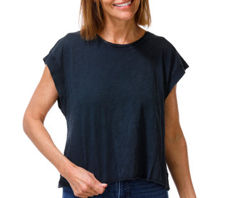 Thumbnail 3: Vintage threadz Women's Cap Sleeve Open Back Top 