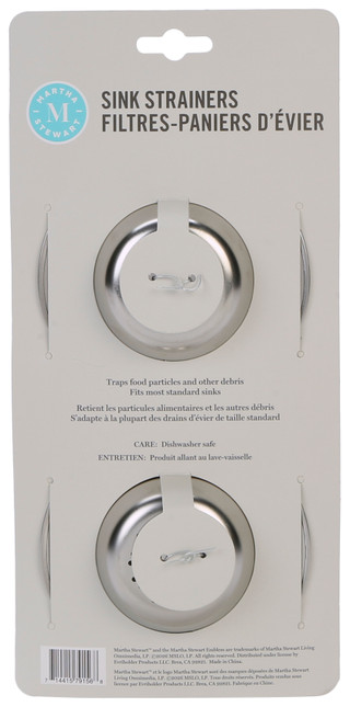 Thumbnail 1: Martha Stewart 2 Pk Sink Strainers 