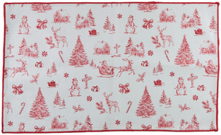 Thumbnail 1: Tinsel & Holly 27x45 Christmas Accent Rug 