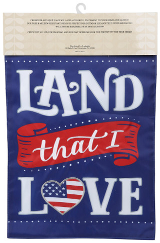 Thumbnail 1: Creekside 12x18 Land that I Love Flag Outdoor Decor 