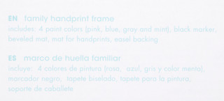 Thumbnail 2: Pearhead Family Handprint Frame 