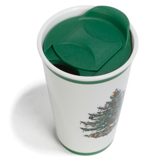 Thumbnail 1: Spode 8 OZ Christmas Tree Travel Mug  
