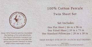 Thumbnail 5: Panama Jack 4 Pc Flamingo Palm Sheet Set 