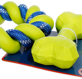 Thumbnail 1: American Kennel Club 2 Pc Bone & Ring Dog Toy Set 