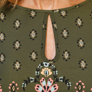 Thumbnail 1: Nanette Lepore Women's Long Sleeve Print Top 