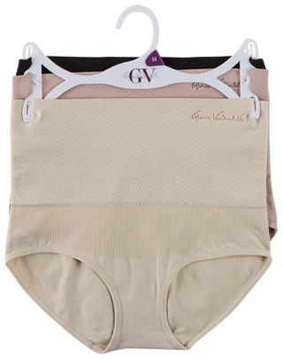 Thumbnail 2: Gloria Vanderbilt 3 Pk Women's Total Tummy Minimizing Hi-Rise Shaping Briefs 
