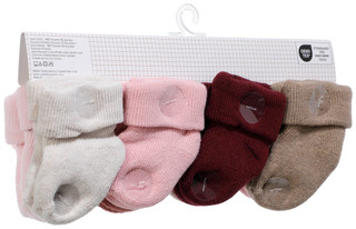 Thumbnail 1: Capelli Baby Girl's 8 Pk Bow Fold Over Socks 