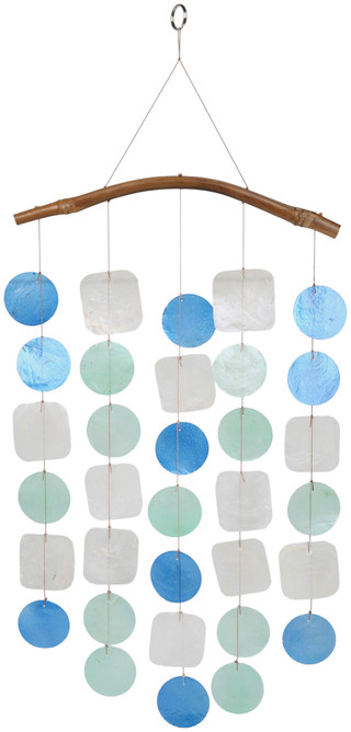 Thumbnail 1: JD Yeatts Capiz Shell Wind Chime 