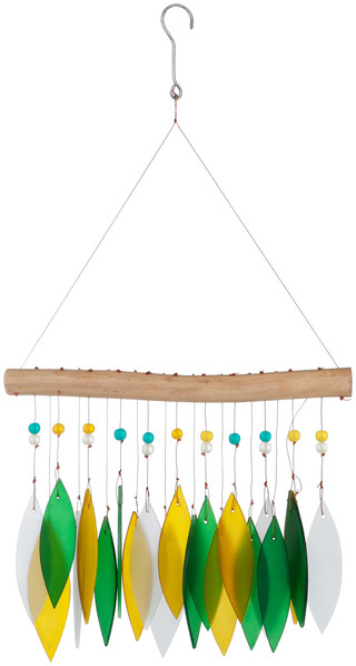 Thumbnail 1: SUNSET VISTA DESIGNS 21 in Margarita Sea Glass Wind Chime Outdoor Decor 