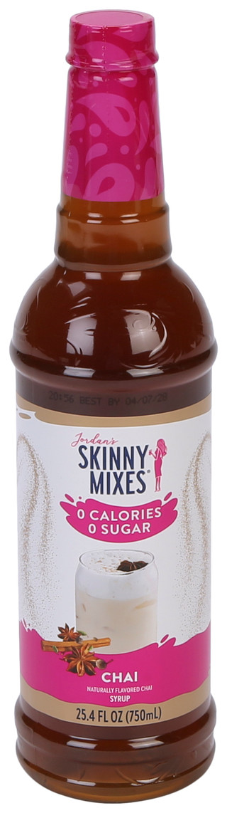 Thumbnail 1: Jordan's Skinny Mixes 25.4 oz Chai Syrup  