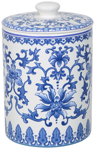 Thumbnail 2: 10 Strawberry Street Floral Print Decorative Ceramic Canister w/ Lid  