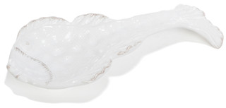Thumbnail 2: Home Essentials Ivory Fish Spoon Rest   