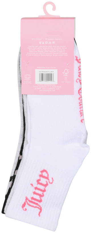 Thumbnail 1: Juicy Couture Women's 6 Pk Heart Shortie Crew Socks 