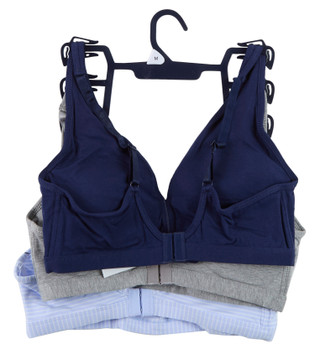 Thumbnail 2: Lands End 3 Pk Women's Soft Essential Wireless Bralettes  