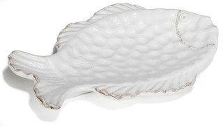 Thumbnail 1: Home Essentials Under The Sea Collection Ivory Fish Platter  