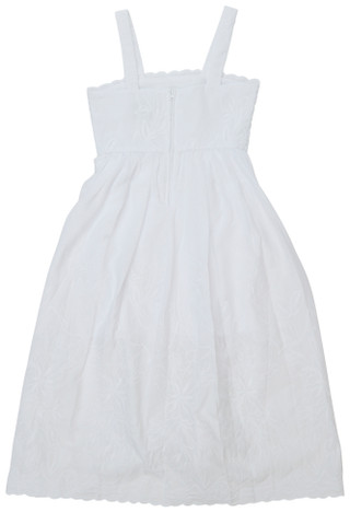 Thumbnail 1: Rare Editions Big Girl's Embroidered Lace Effect Maxi Dress 