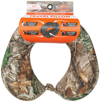 Thumbnail 2: Realtree Camo Print Performance Memory Foam Travel Pillow 