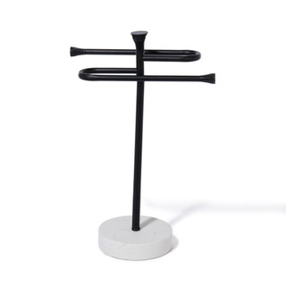 Thumbnail 2: Bino 14 In Bathroom Guest Towel Display Rack w/ Marble Base 