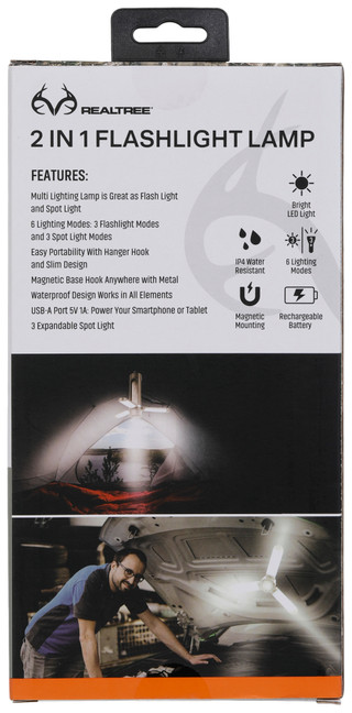Thumbnail 2: Realtree 2-in-1 Flashlight Lamp 