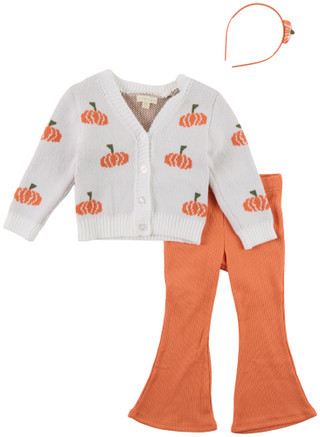 Thumbnail 2: B TWEEN Toddler Girls 3 Pc Harvest Flare Leggings Set 