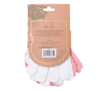 Thumbnail 2: AVA JOY 3 Pk Exfoliating Bath & Shower Gloves  