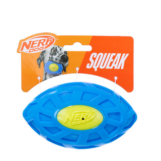Thumbnail 2: Nerf 5 In Micro Squeak Football For Dogs  