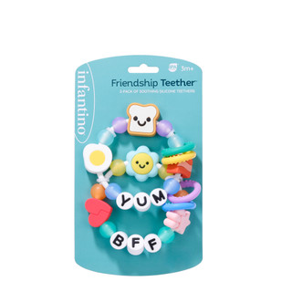 Thumbnail 2: Infantino 2 Pk Soothing Silicone Friendship Teethers 